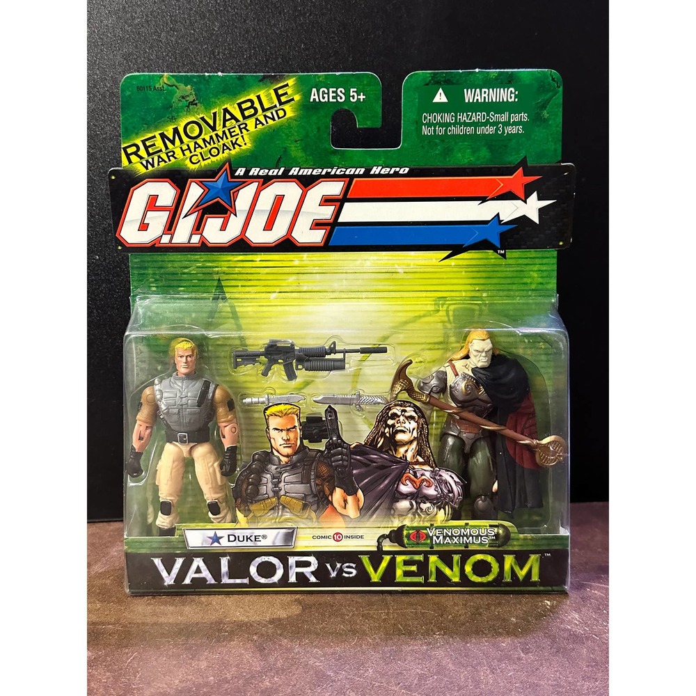 2004 Hasbro G.I. Joe Valor vs Venom Duke VS Venomous Maximus